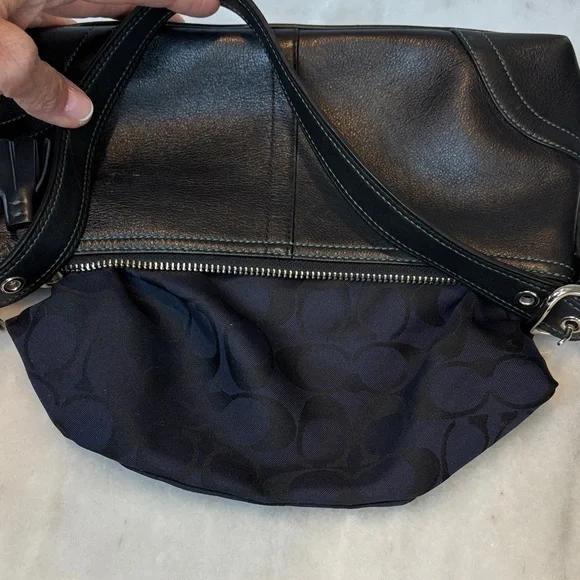 Coach Vintage Y2K Hampton Baguette Leather Soho Mini Bag - HTF - Picture 13 of 16